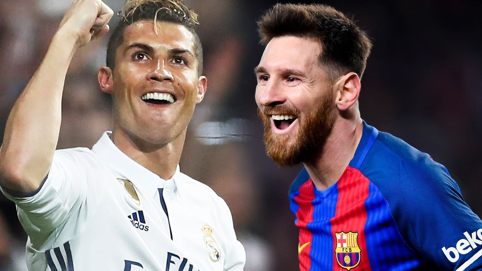 Ronaldo and Messi - football legends